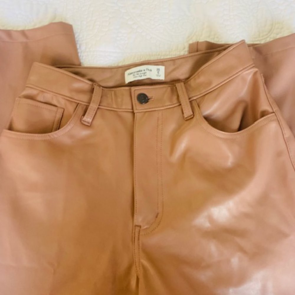 Abercrombie & Fitch Brown the 90s Straight Ultra High Rise Pants - Picture 6 of 8